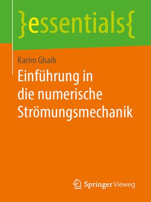 cover image of Einführung in die numerische Strömungsmechanik